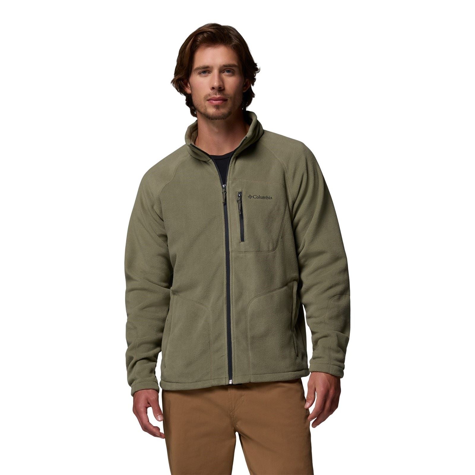 Columbia Fast Trek II Full Zip Men's Green Fleece Jacket