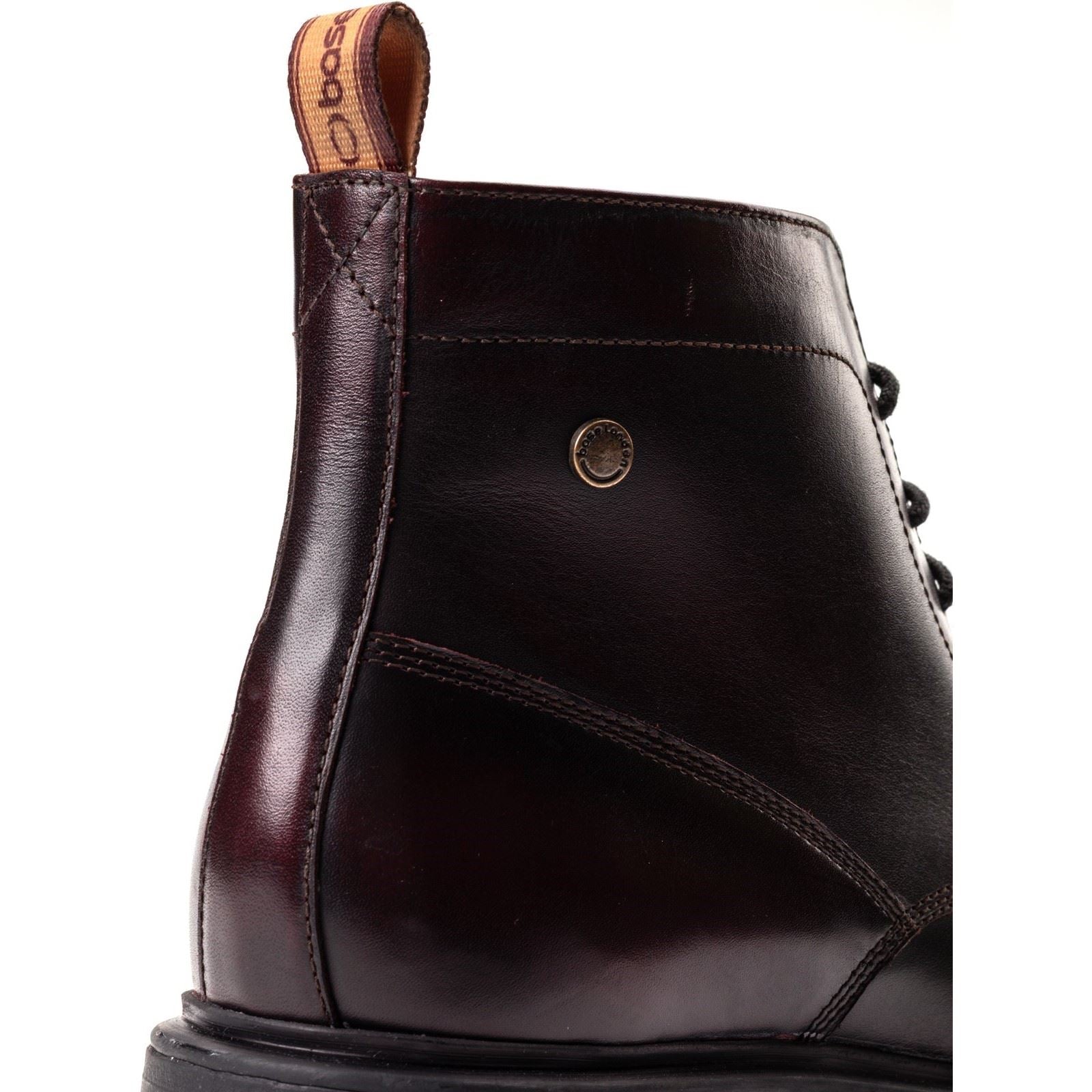 Base London Boulton Leather Men's Bordo Ankle Boots