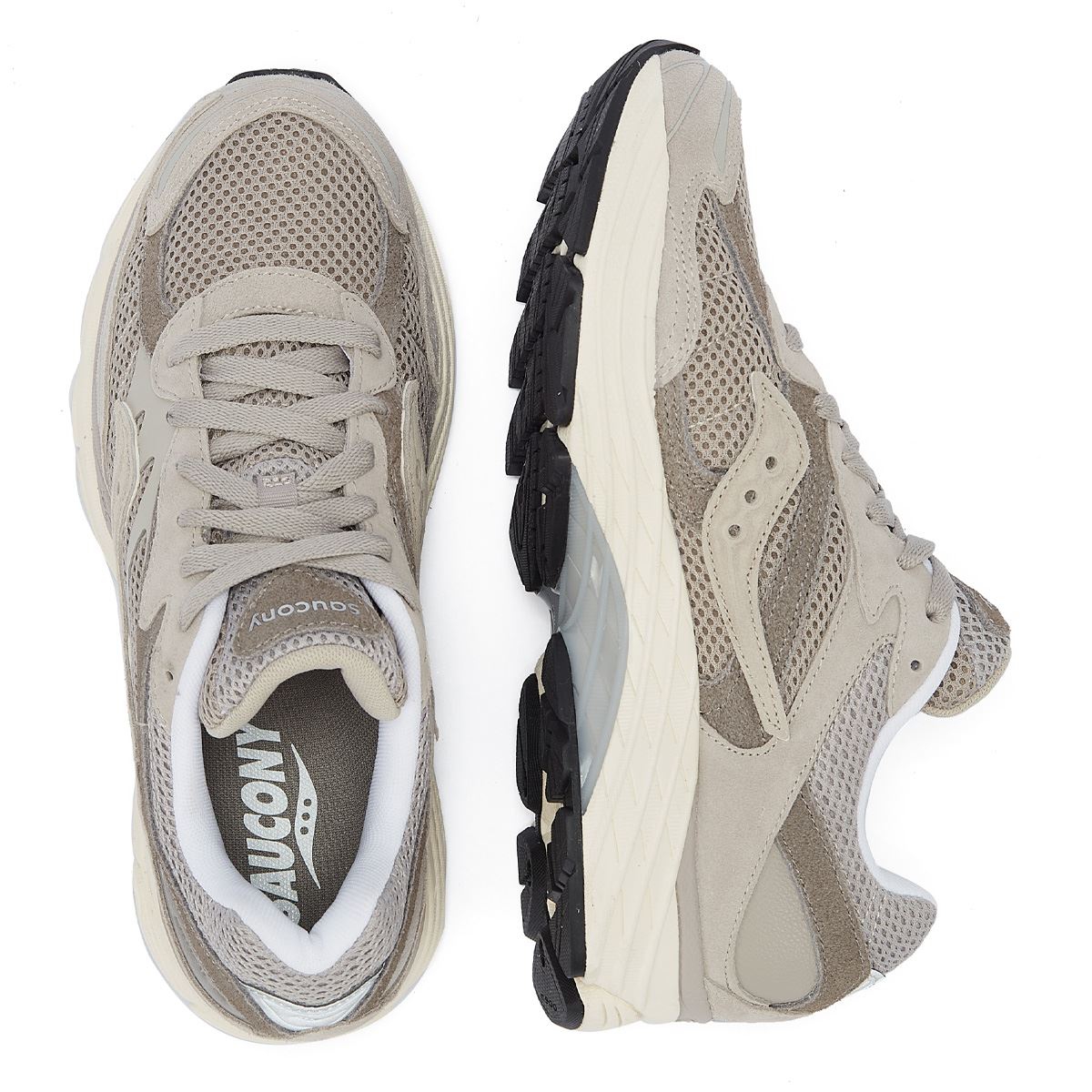 Saucony Progrid Omni 9 Premium Grey Trainers