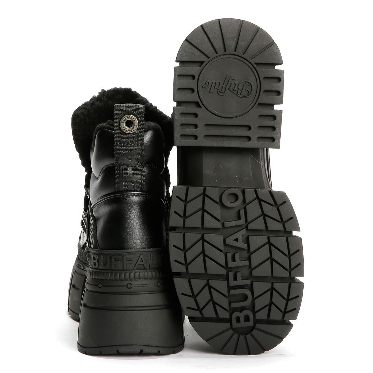 Buffalo Gospher Hike Mid Pad Women's Black Boots
