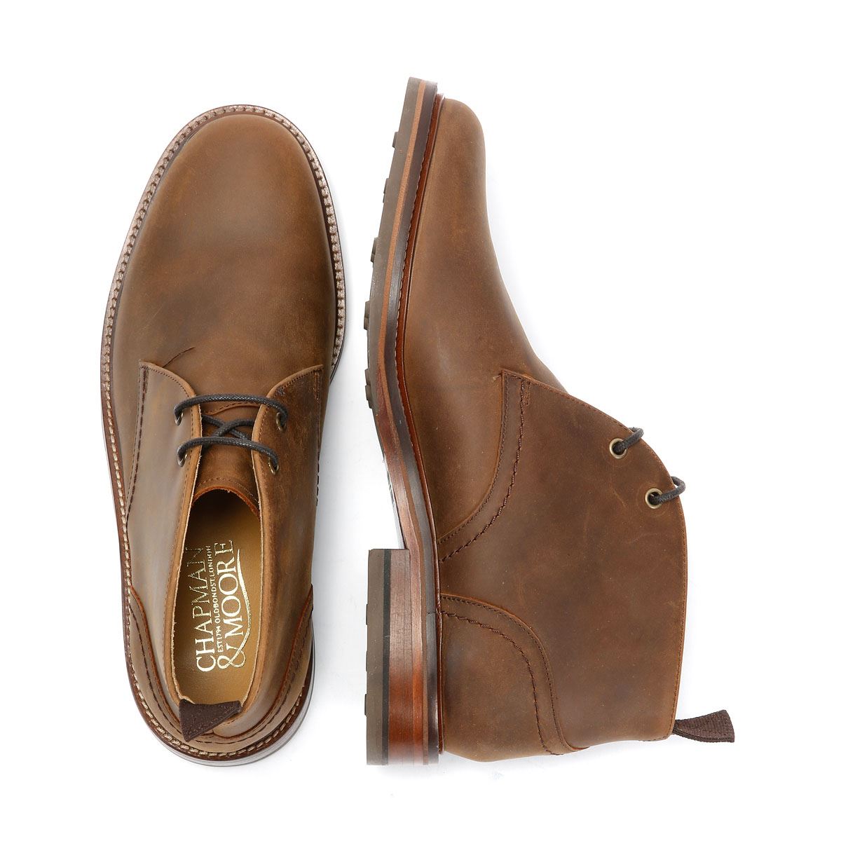 Chapman & Moore Country Chukka Leather Men's Choco Boots