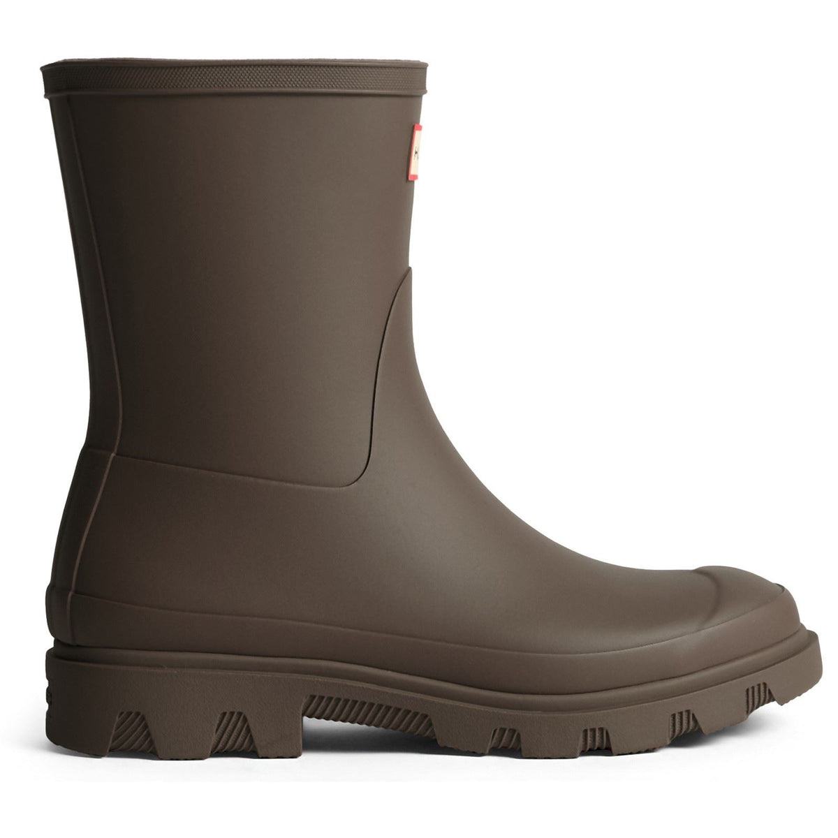 Hunter Downpour Short Boot Rubber Women's Chocolate Brown Wellington Boots
