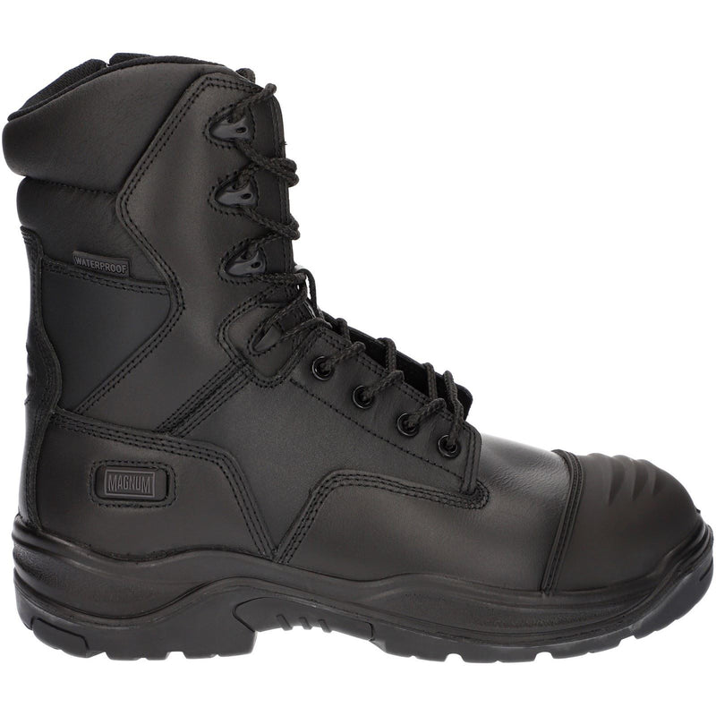 Magnum Rigmaster Side-Zip Leather Black Safety Boots