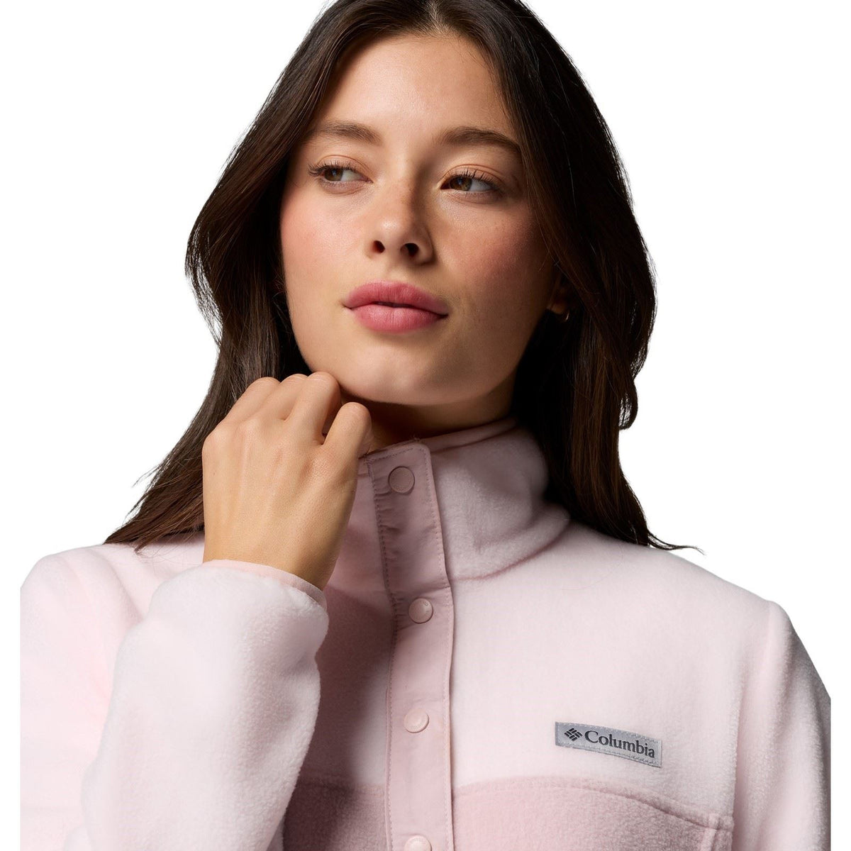 Columbia Benton Springs 1/2 Snap Pull Over II Polyester Women's Pink Fleece Pullover