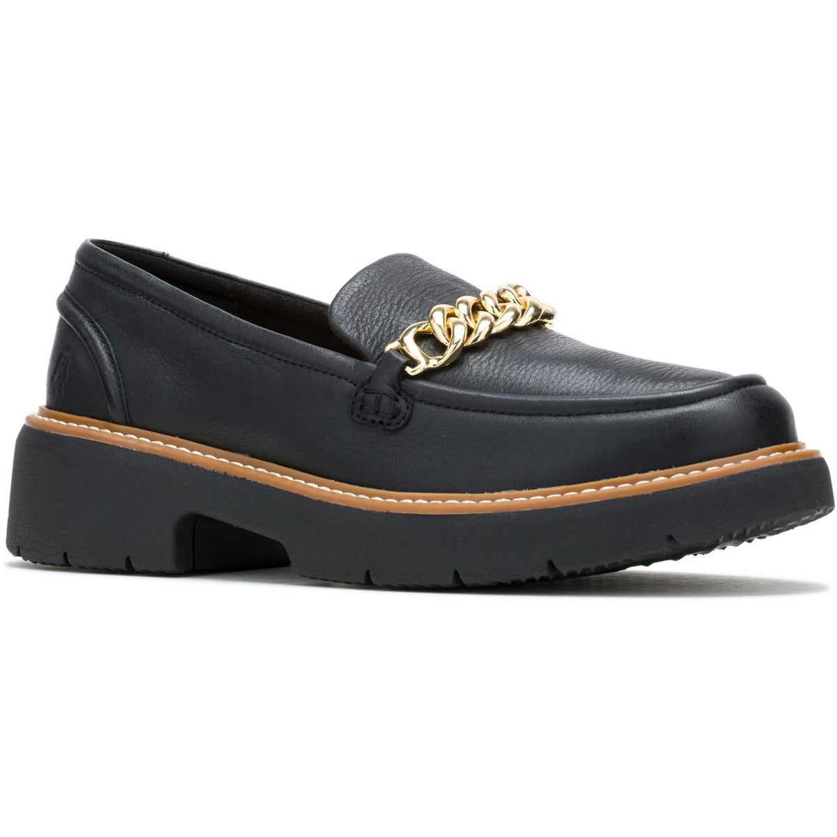 Hush Puppies Jodie Leather Women's Black Loafers