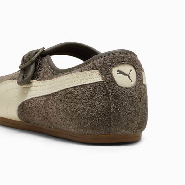Puma Tacklette Suede Women's Matte Bronze/Alpine Snow Trainers