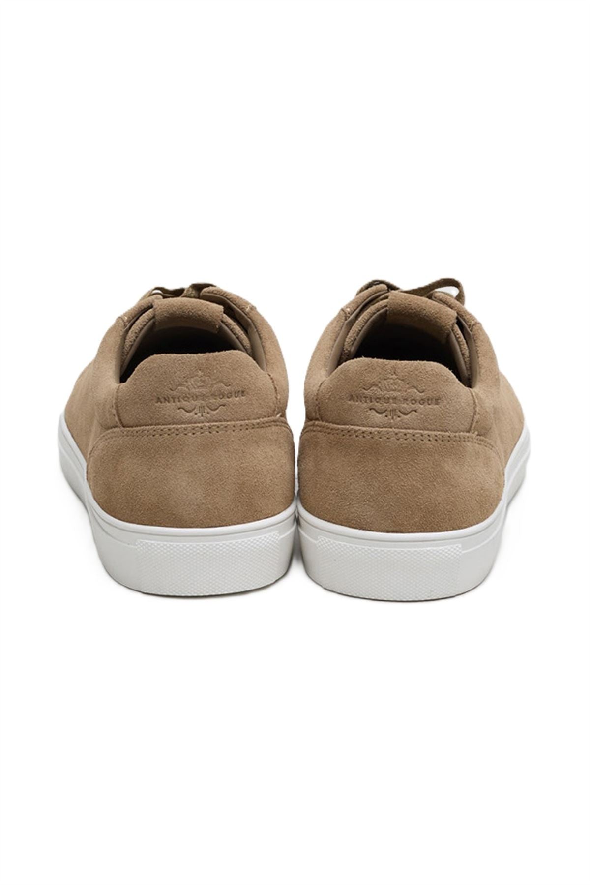 Antique Rogue Gibbs Suede Men's Stone Trainers