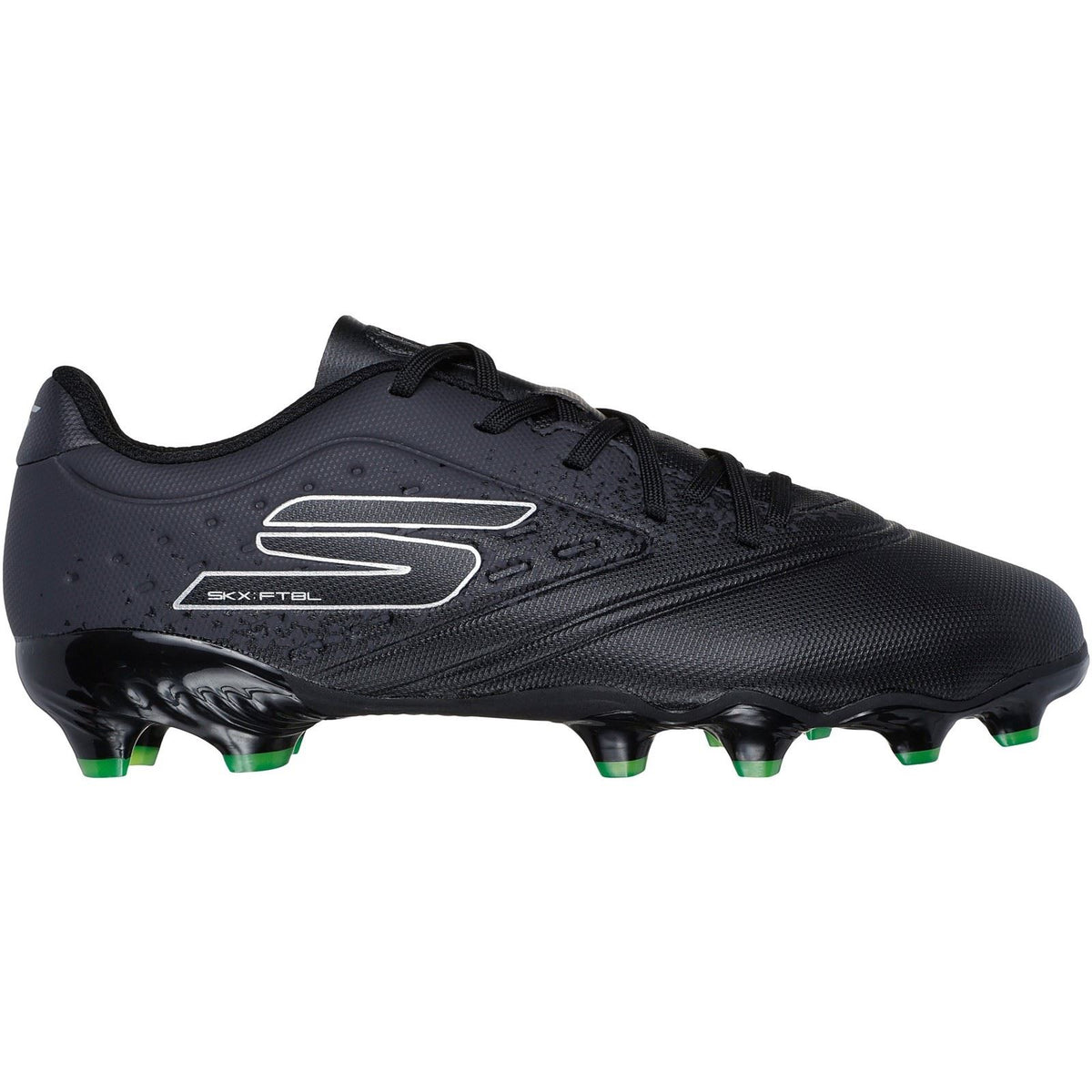 Skechers Razor 1.5 Kids Black/Silver Football Boots