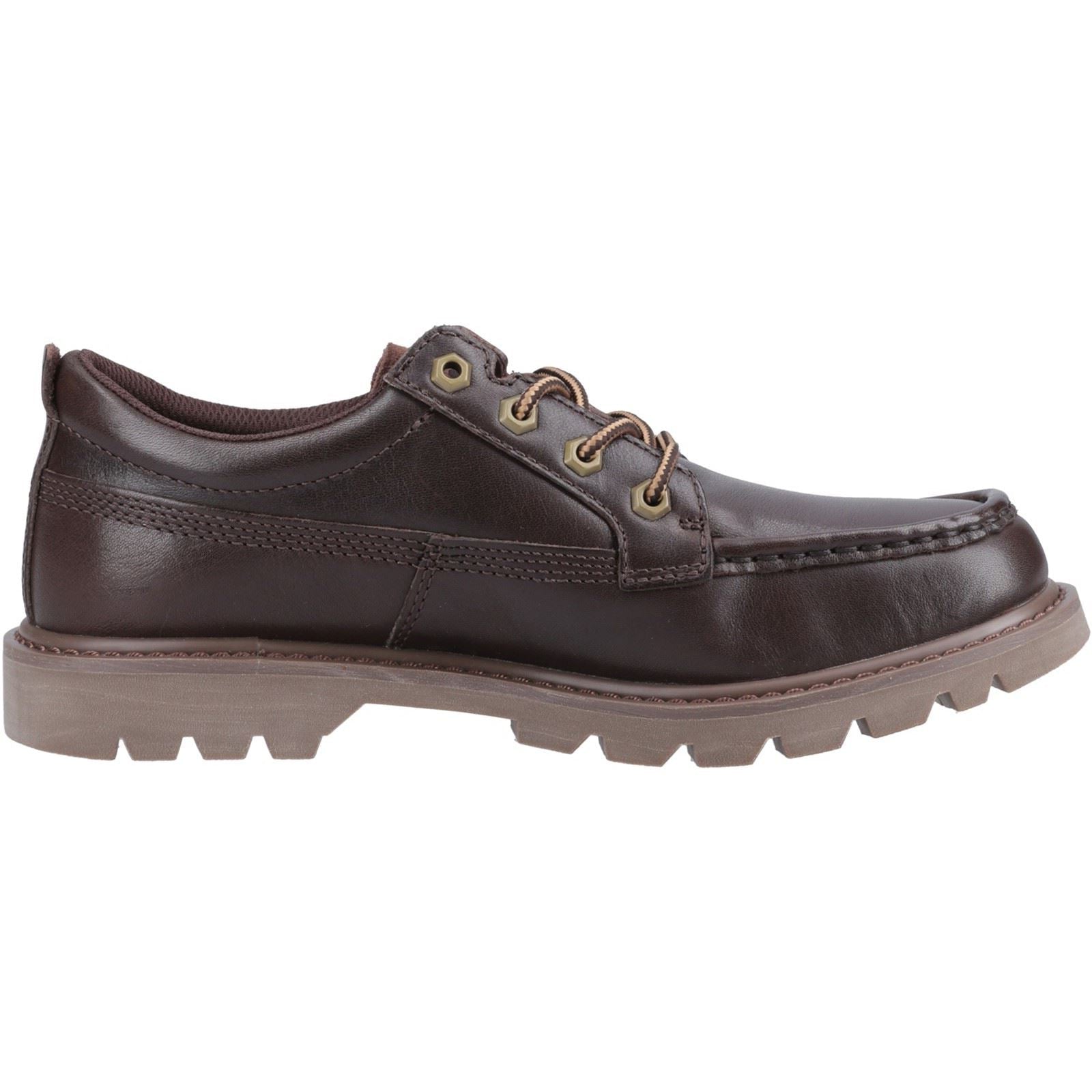 Caterpillar Colorado Moc Toe Low Leather Men's Dark Brown Lace-Up Shoes
