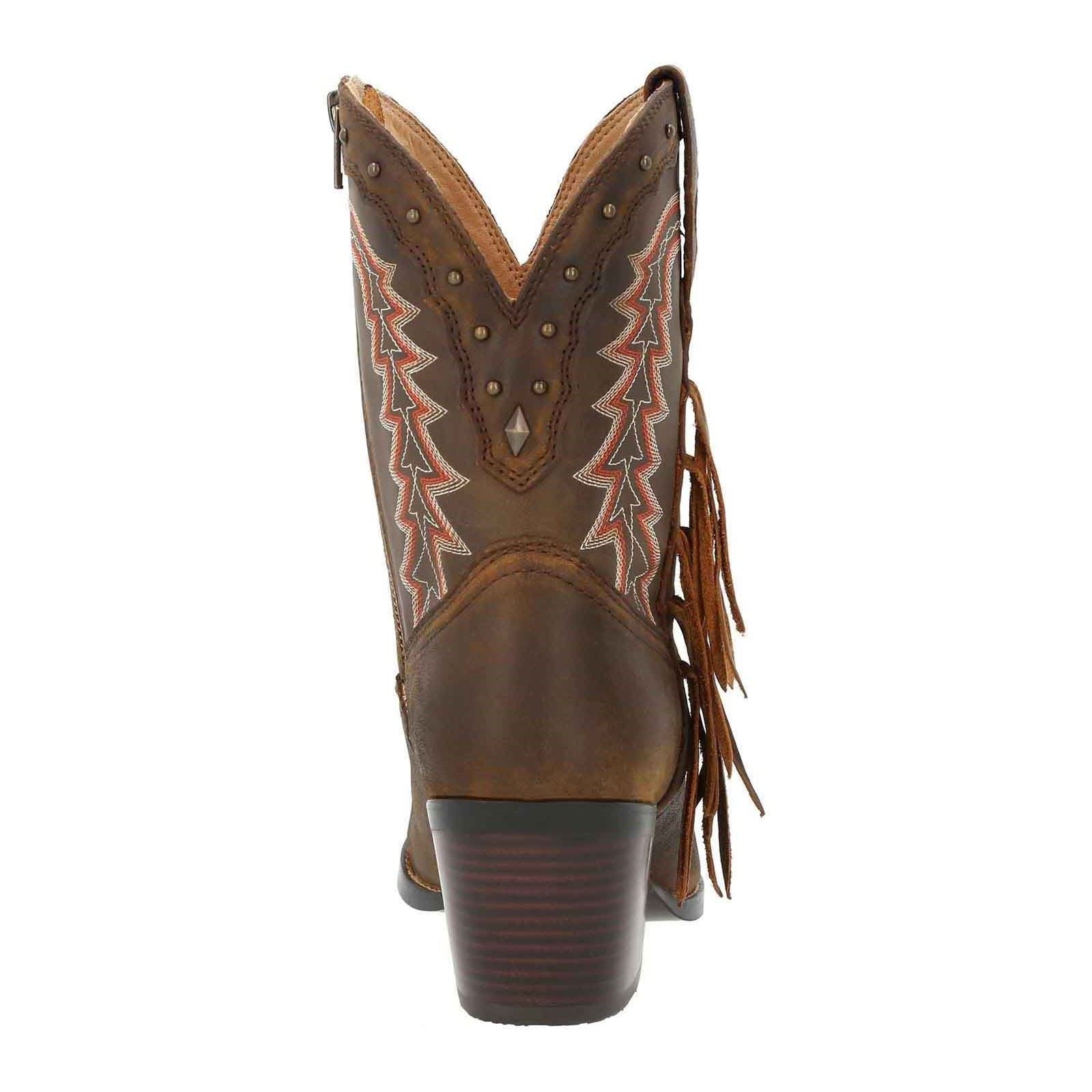Durango Crush Leather Women's Pecan Boots