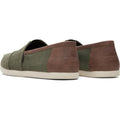 TOMS Alpargata Classic Cotton Blend Men's Dark Sage Espadrilles