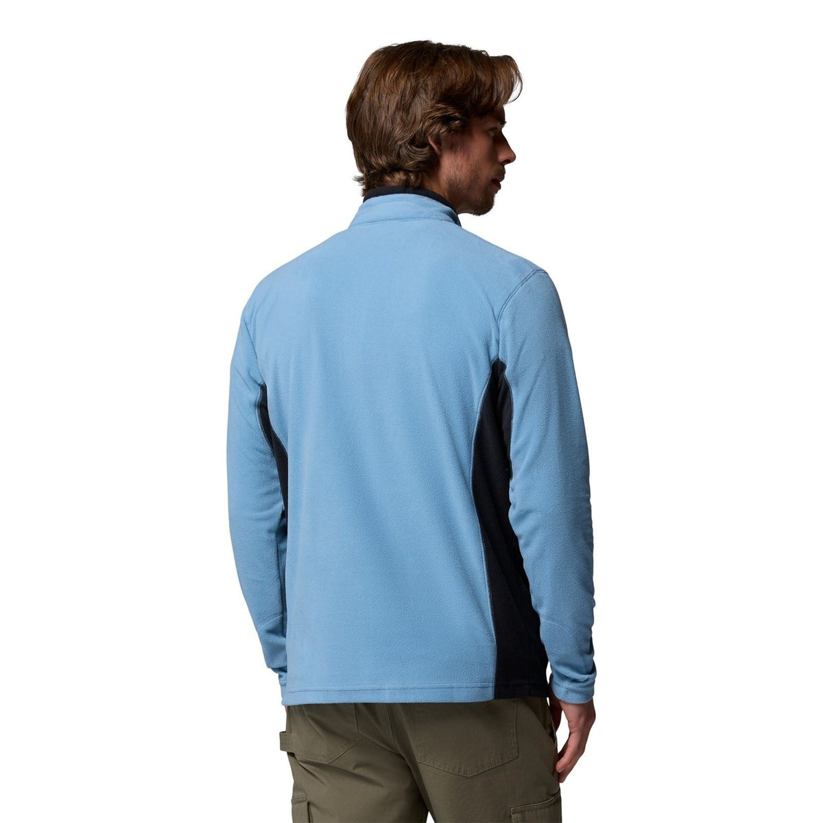 Columbia Klamath Range II Half Zip Polyester Men's Blue Fleece Pullover