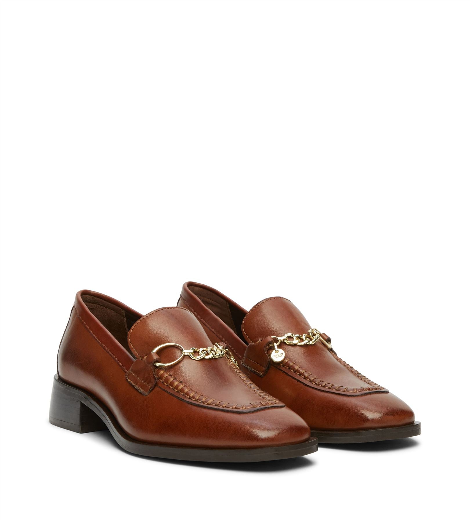 Osprey London The Islington Leather Women's Tan Loafers