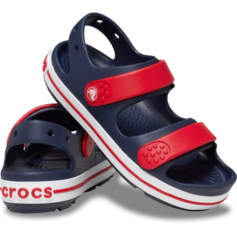 Crocs Toddler Crocband Play Synthetic Navy/Varsity Red Sandals