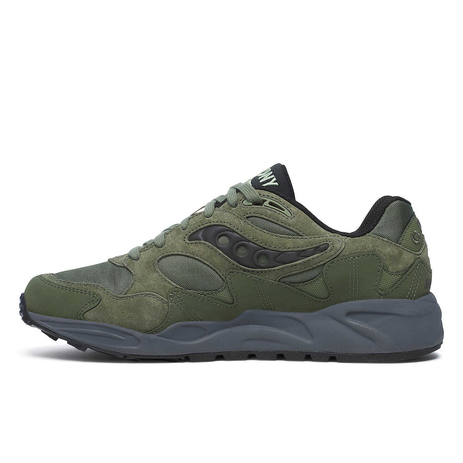 Saucony Grid Shadow 2 Olive Trainers