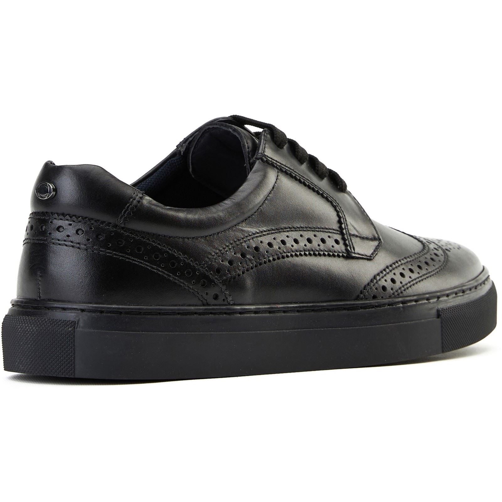 Base London Clapton Leather Men's Black Brogues Shoes