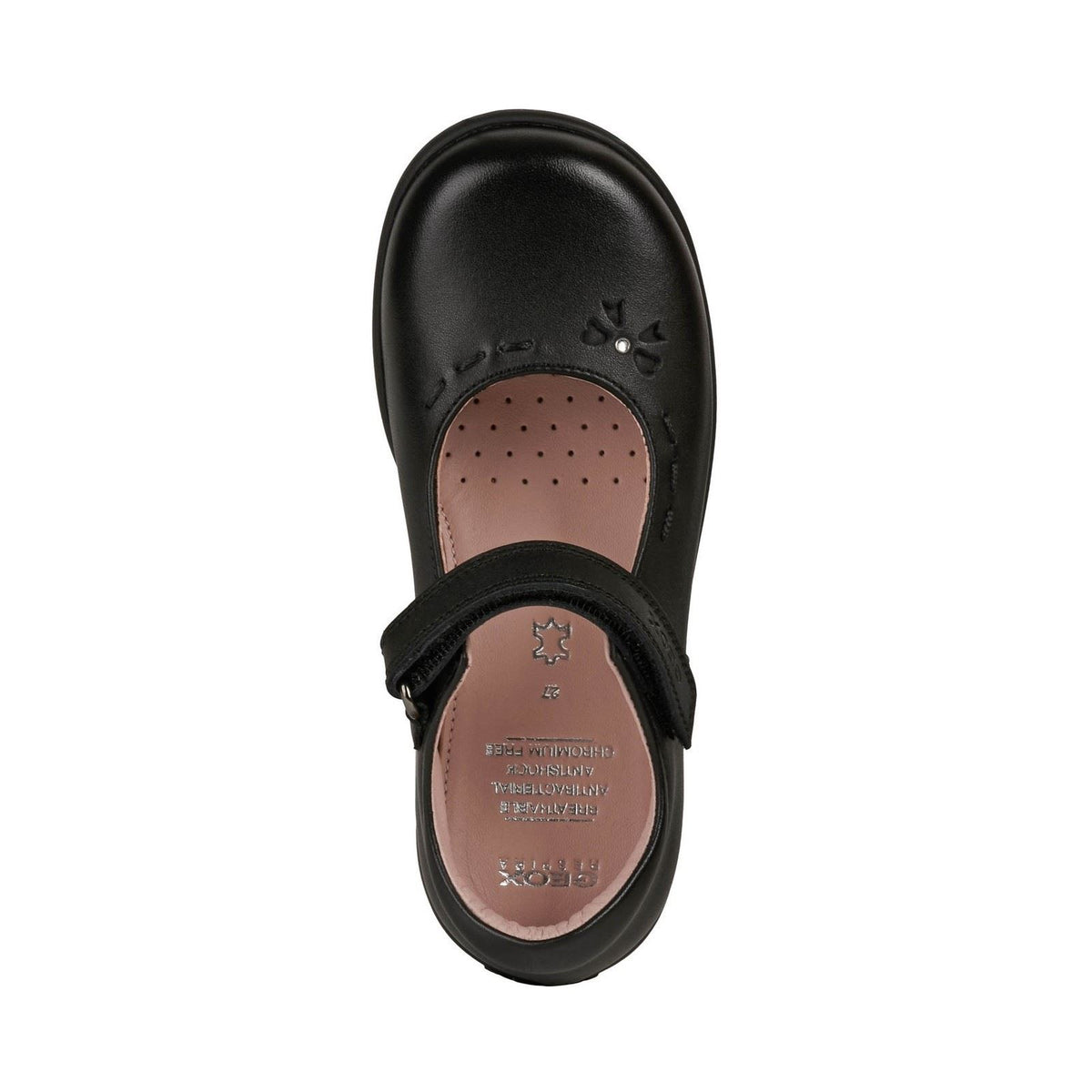 Geox Naimara Leather Black Shoes