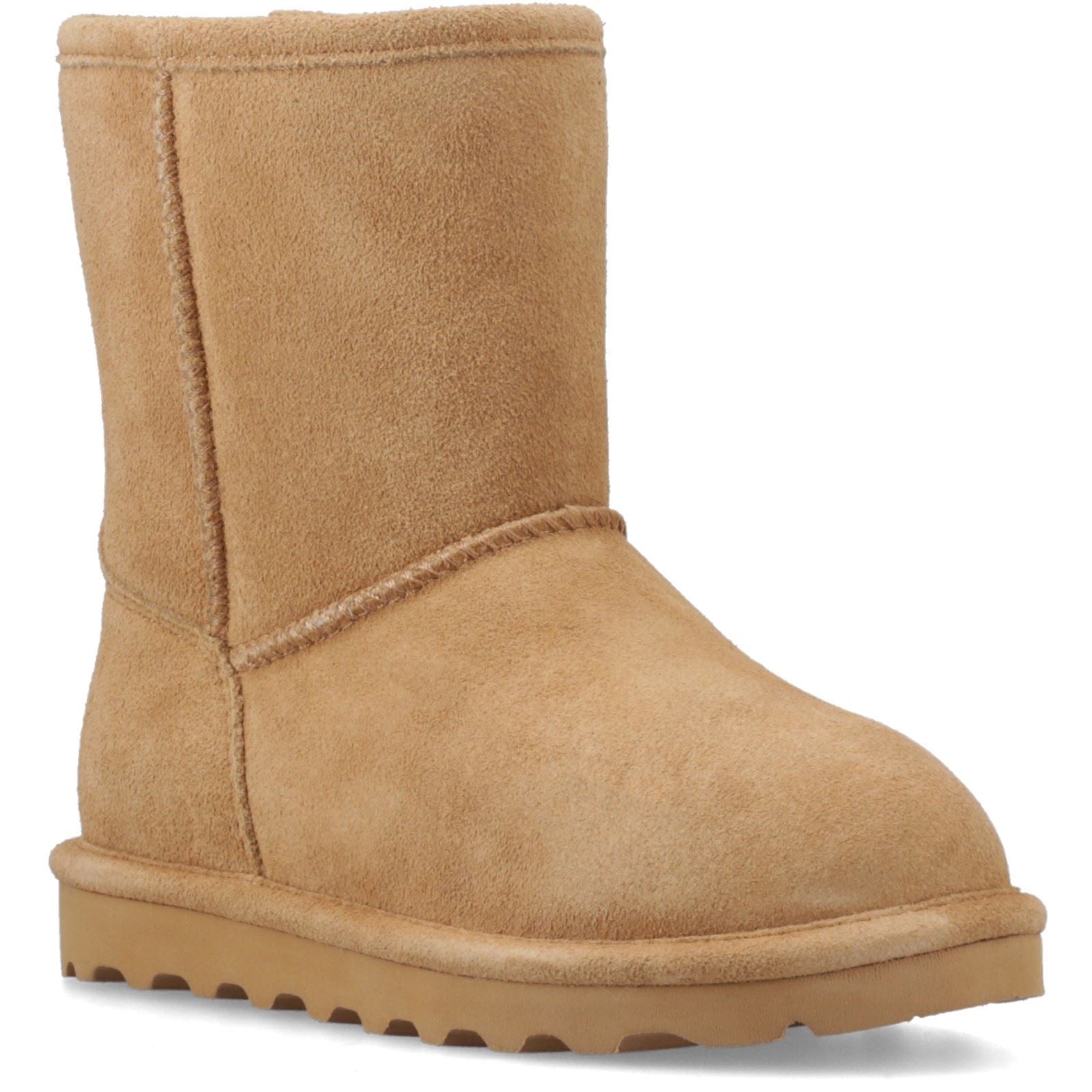 Bearpaw Elle Girls Suede Girl's Coffee Winter Mid Calf Boots
