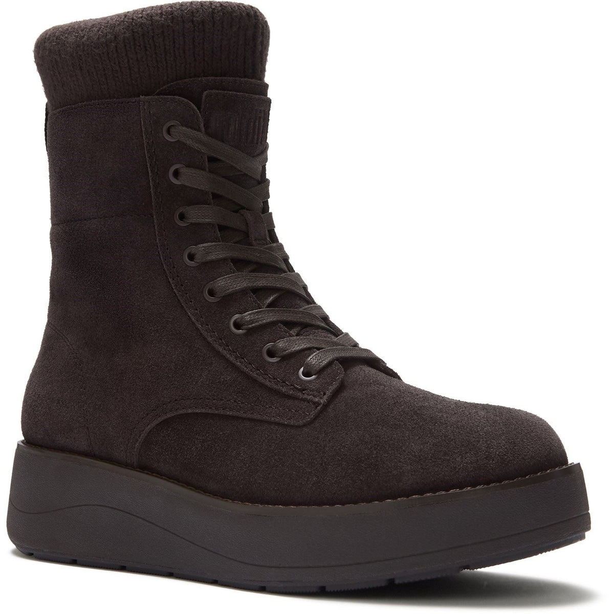 Fitflop Gen-FF Roam Knit Suede Women's Chocolate Brown Boots