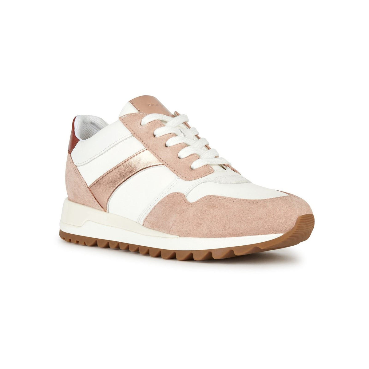 Geox D Tabelya Women's Nude/White Trainers