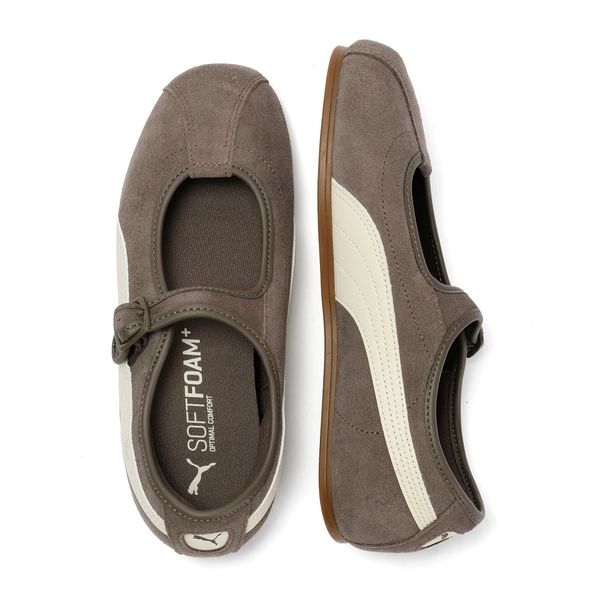 Puma Tacklette Suede Women's Matte Bronze/Alpine Snow Shoes