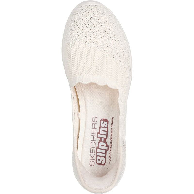 Skechers Seager Believe It Textile Women's Off White Trainers
