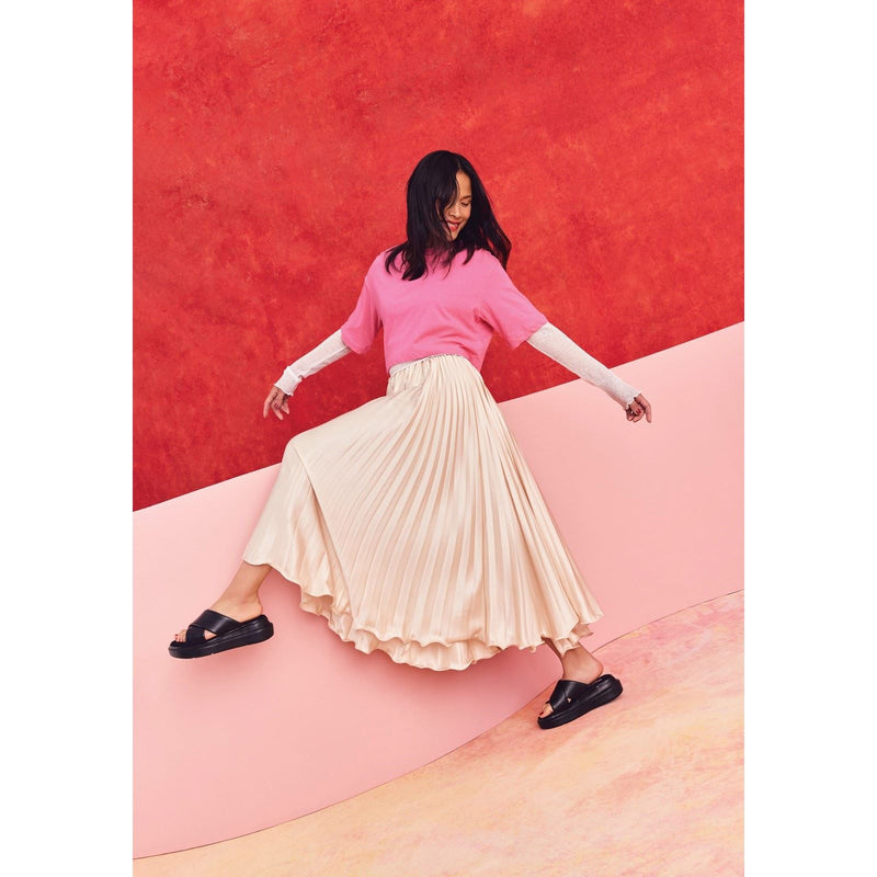 Hush Puppies Uplift Leather Women's Black Sandals