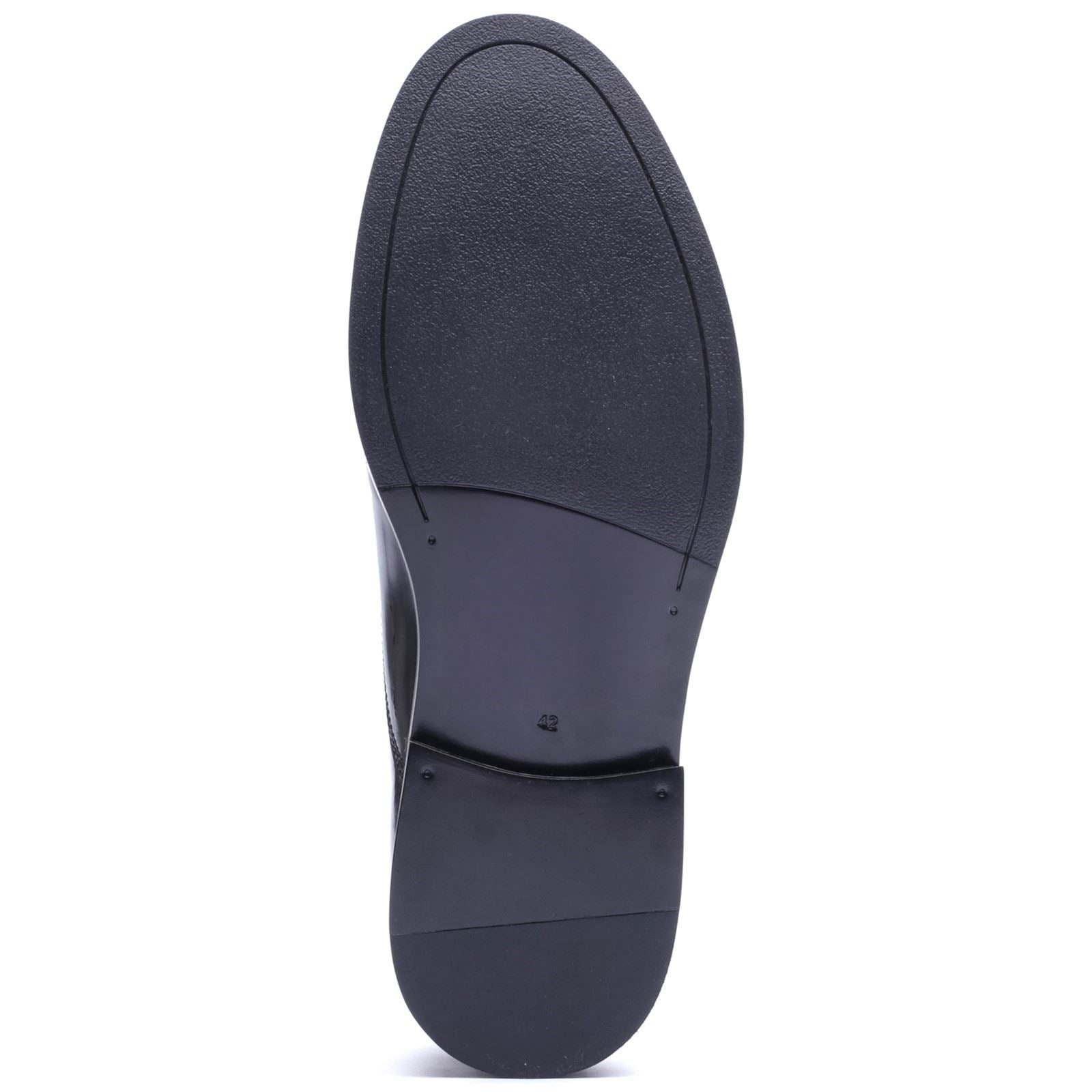 Base London Roma Leather Men's Black Oxford Shoes