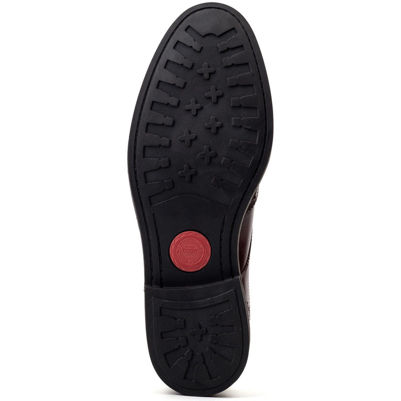 Base London York Leather Men's Bordo Brogues Shoes