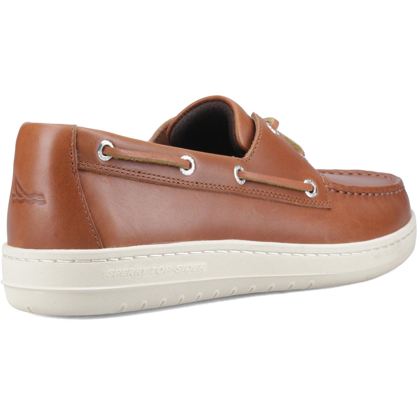 Sperry Strake 2-Eye Boat Leather Men's Open Tan Boat Shoes