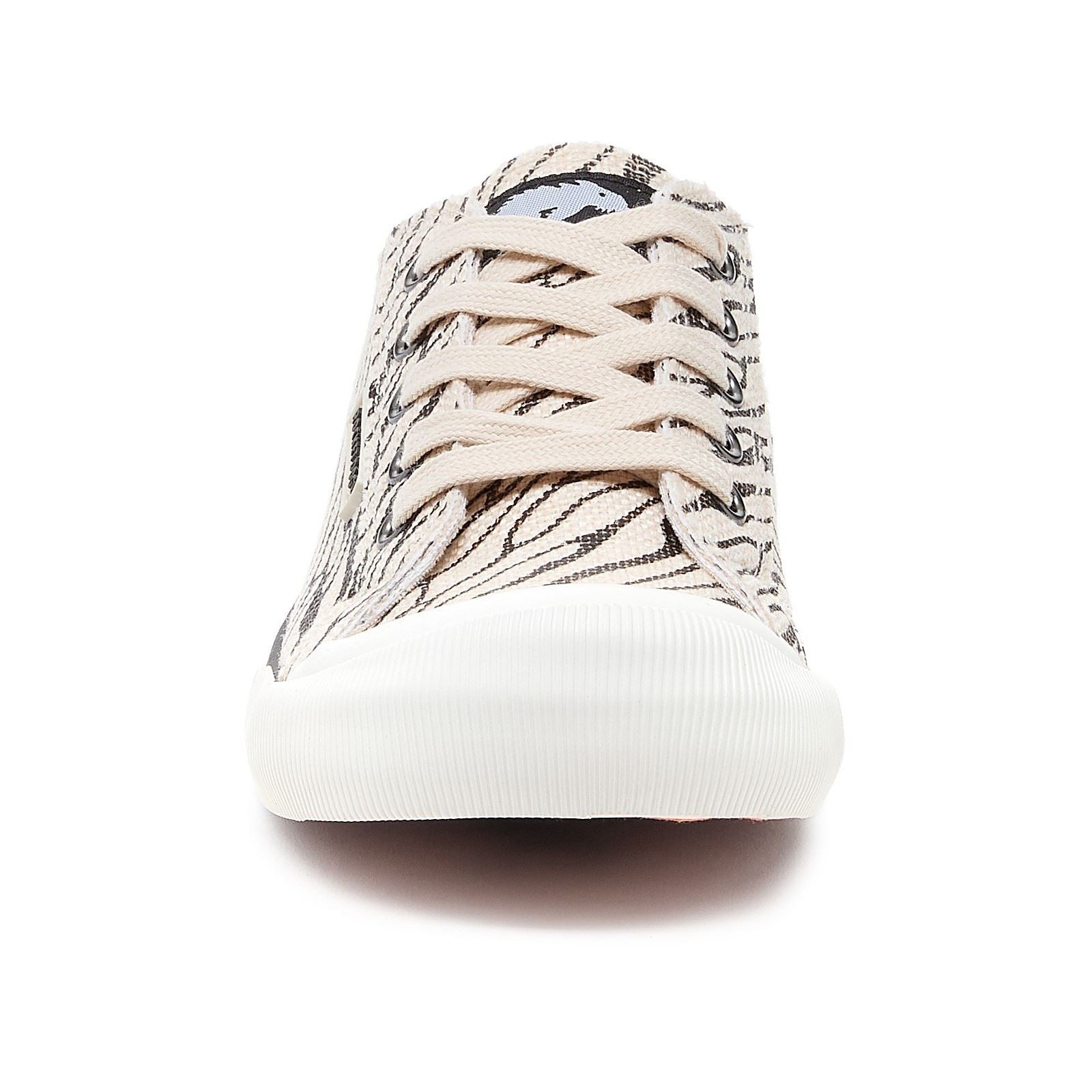Rocket Dog Jazzin Wales Cotton Women's Beige/Black Trainers