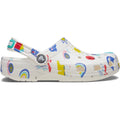 Crocs Classic Graphic Synthetic White/Multi Clogs