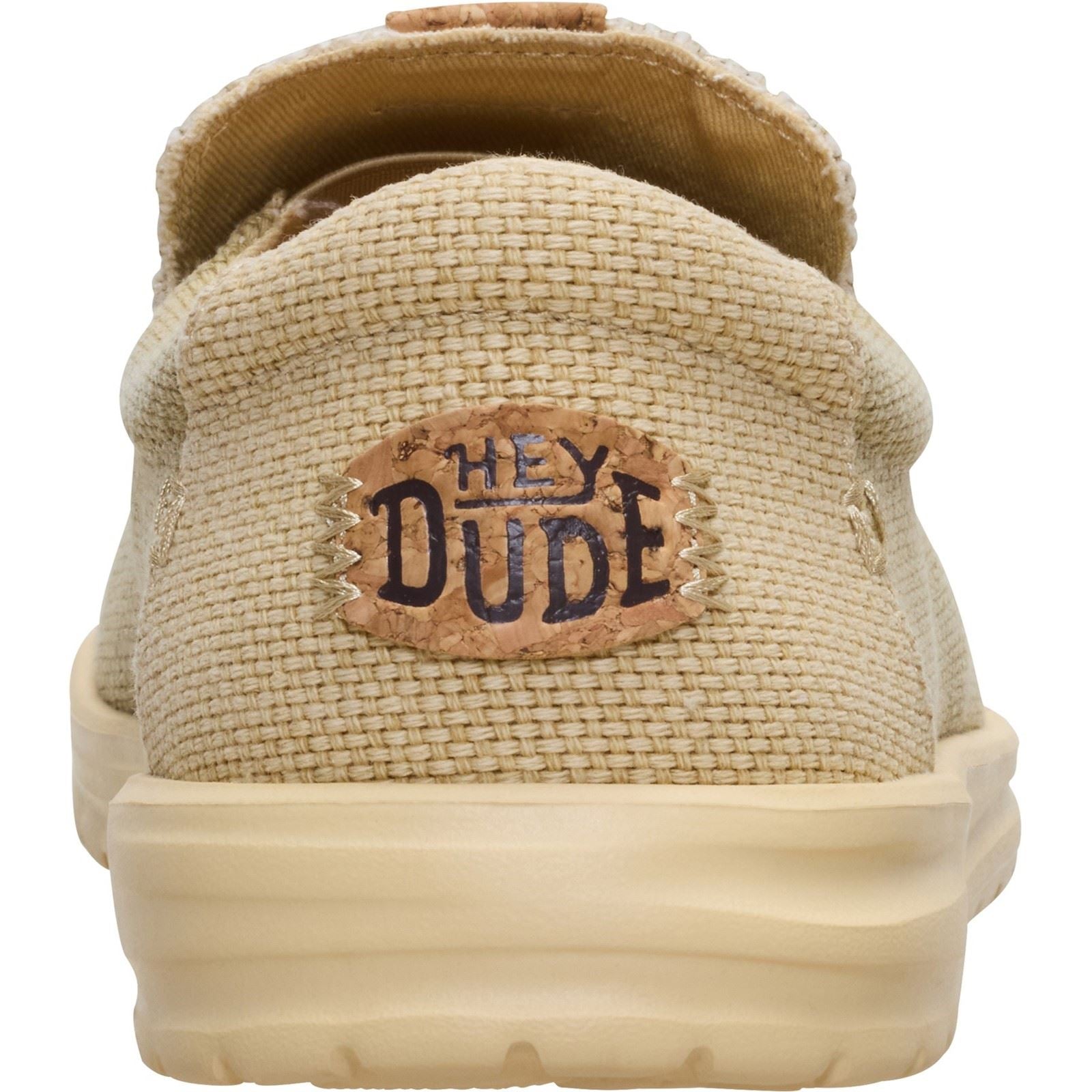 HEYDUDE Mikka Braided Textile Men's Olive Grey/Boulder Tan Loafers