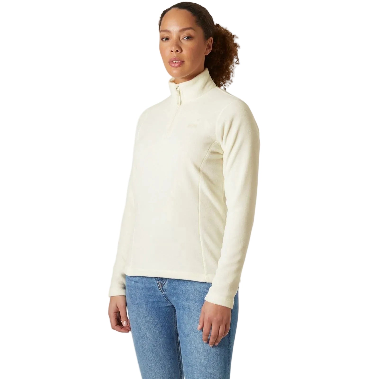Helly Hansen Sport Daybreaker 1/2 Zip Polyester Women's White Fleece Pullover