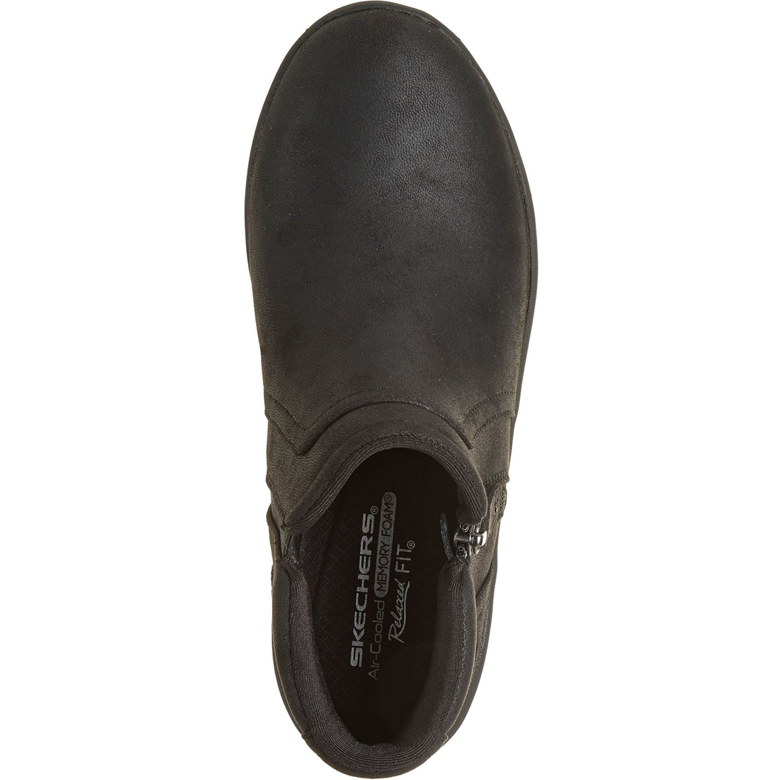 Skechers Lovely Vibe Forever Mine Textile Women's Black Boots