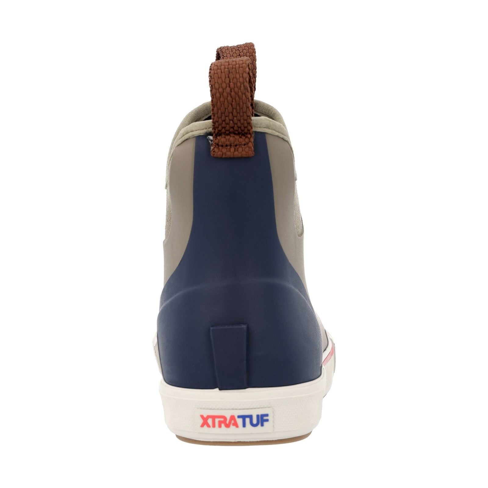 Xtratuf Ankle Deck Vintage Rubber Vintage Olive Wellington Boots