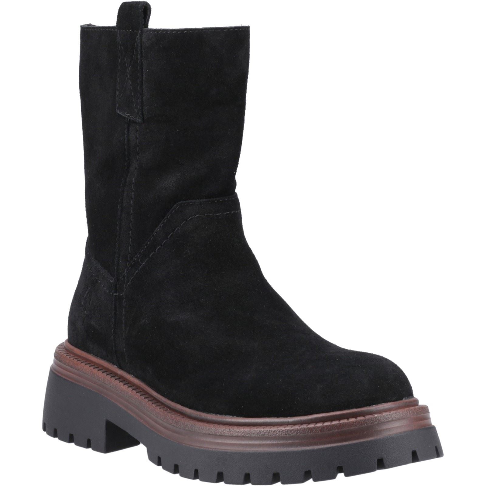 Hush Puppies Rebecca Suede Women's Black Boots