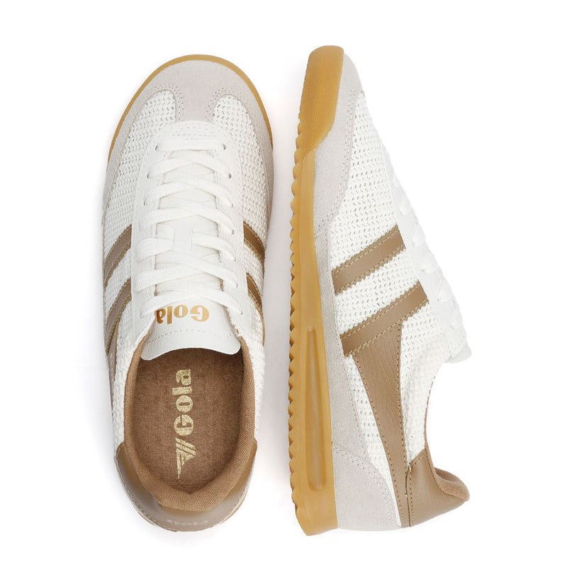 Gola Tornado Zephyr Women's Off White/Light Caramel Trainers