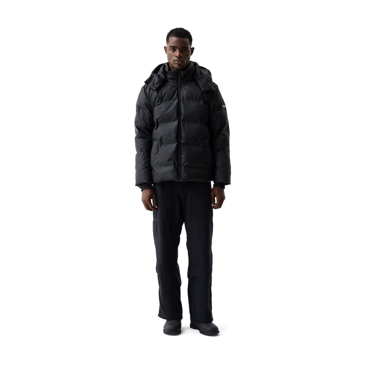 Hunter Wiley Puffer Jacket Men's Black Puffer Jacket