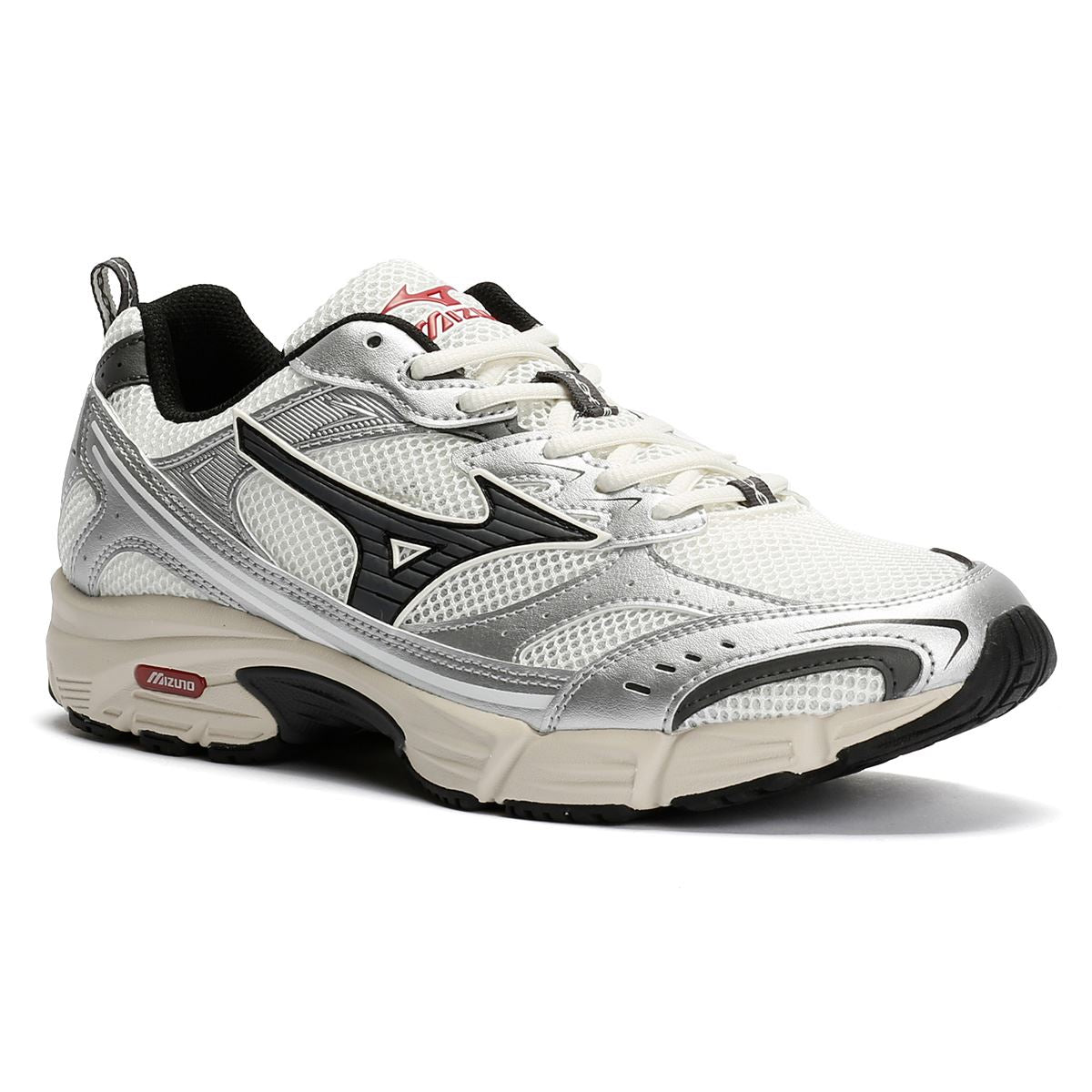 Mizuno MXR Sport Snow White/Magnet/Silver Trainers
