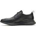 Hush Puppies Advance Leather Men's Black/Black Lace-Up Shoes