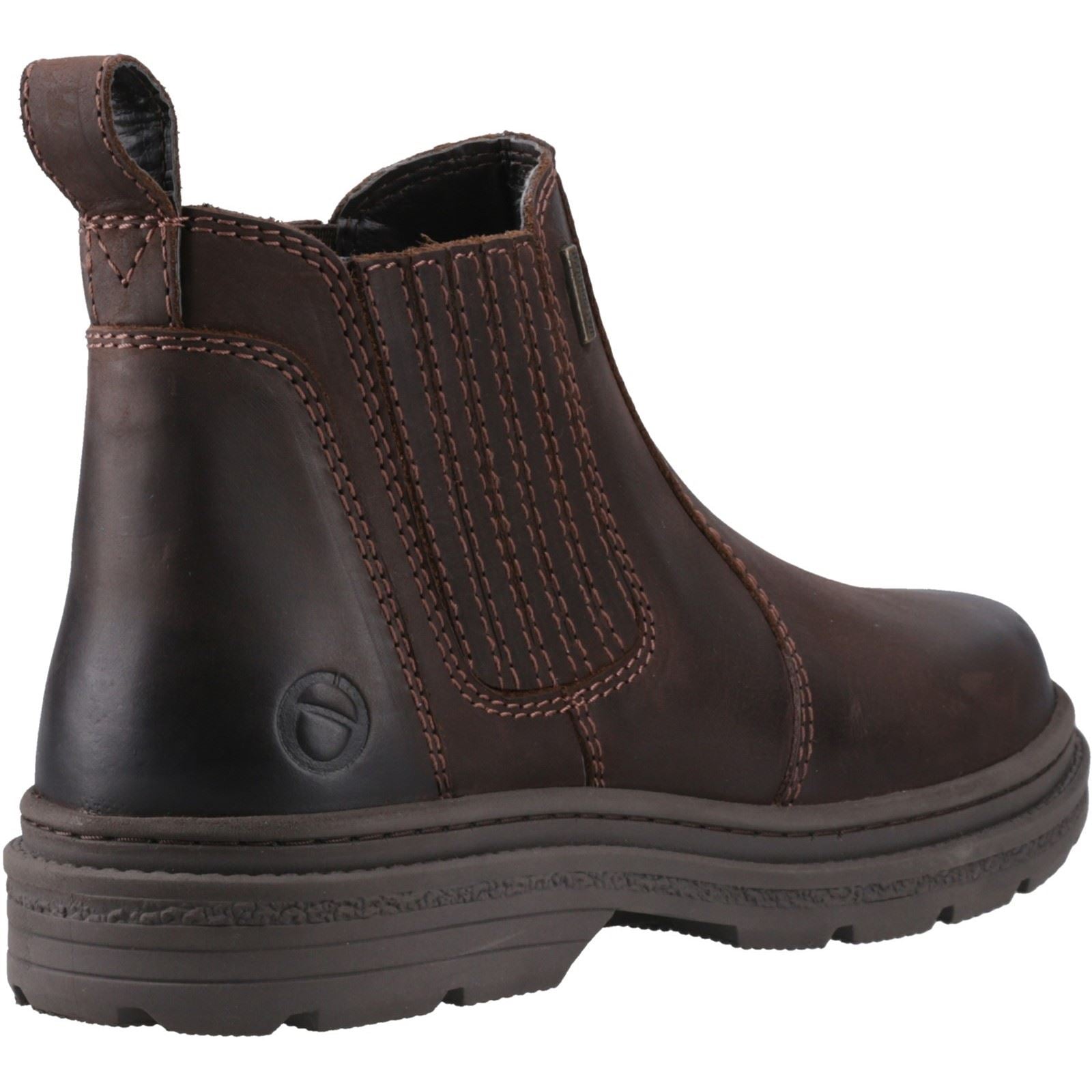 Cotswold Bisley Leather Men's Brown Ankle Boots