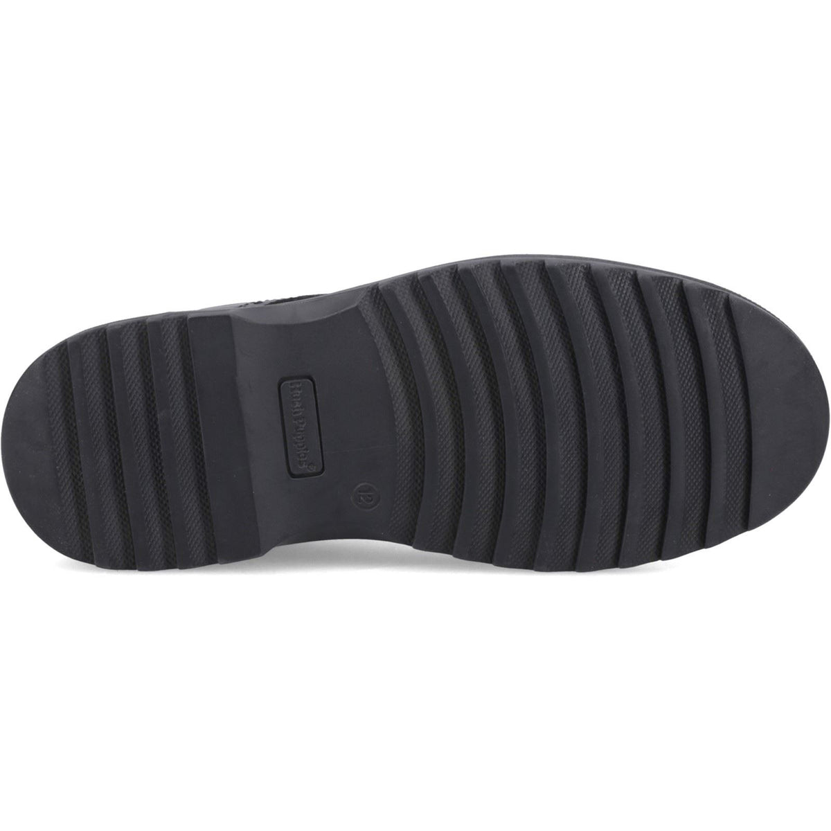 Hush Puppies Romeo Leather Black Brogues