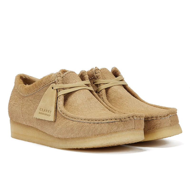 Clarks Originals Wallabee Hair On Men's Maple Lace-Up Shoes
