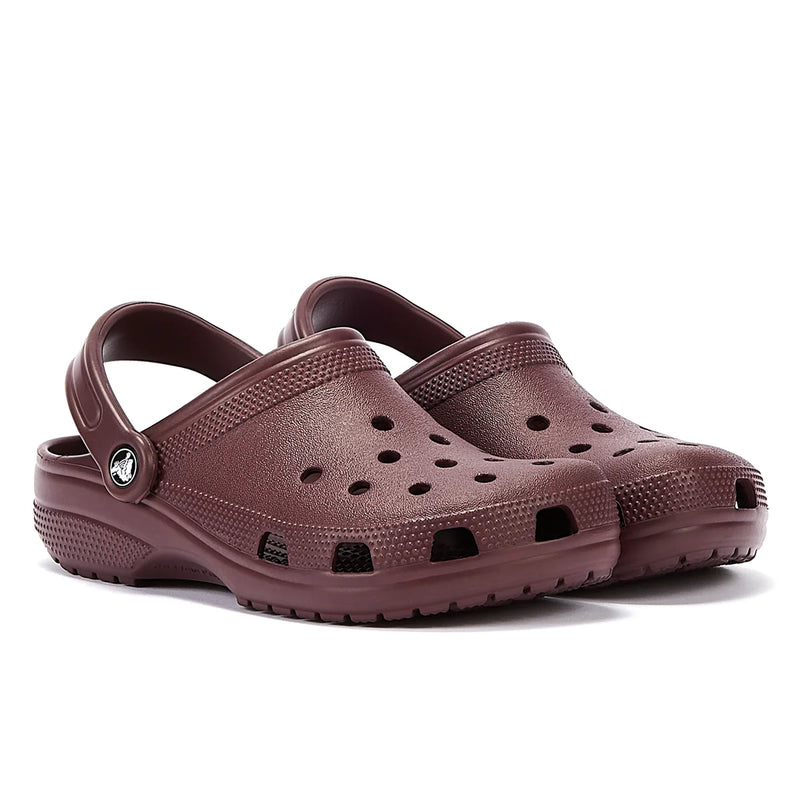Leather 2025 crocs women's