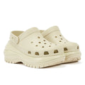 Crocs Classic Mega Crush Clog Bone Women's Beige Sandals