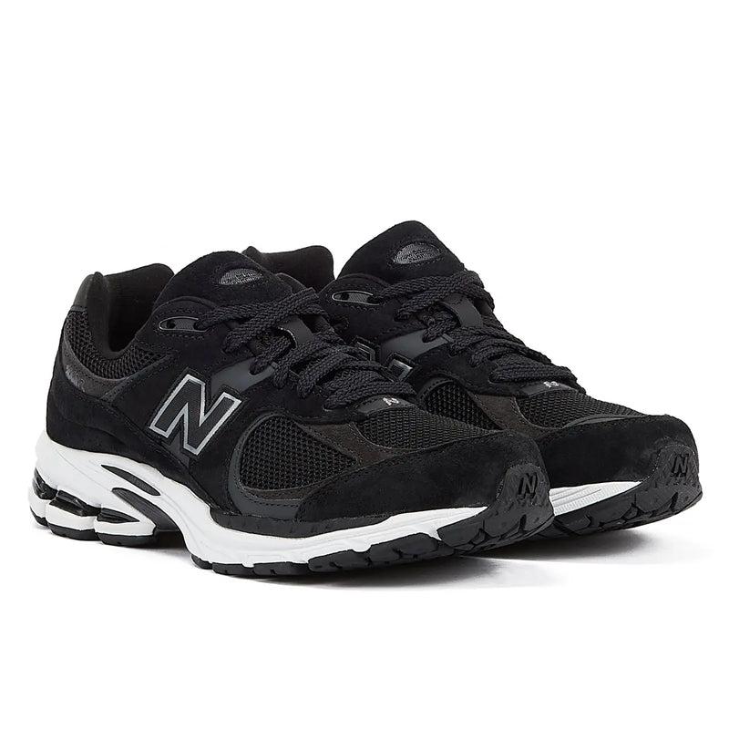 New balance black suede trainers hotsell