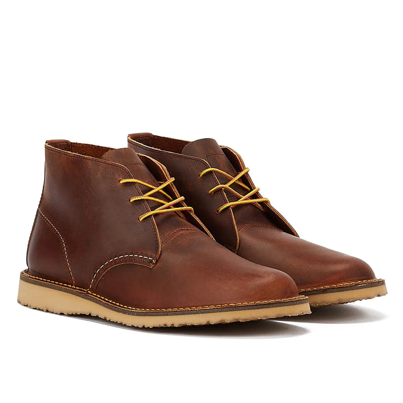 Red Wing Shoes Weekender Chukka Copper R&T Men's Brown Boots
