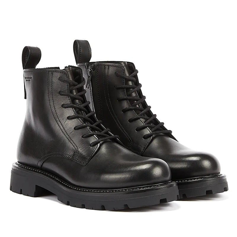 Vagabond Cameron Lace Up Men's Black Boots – Tower-London.com