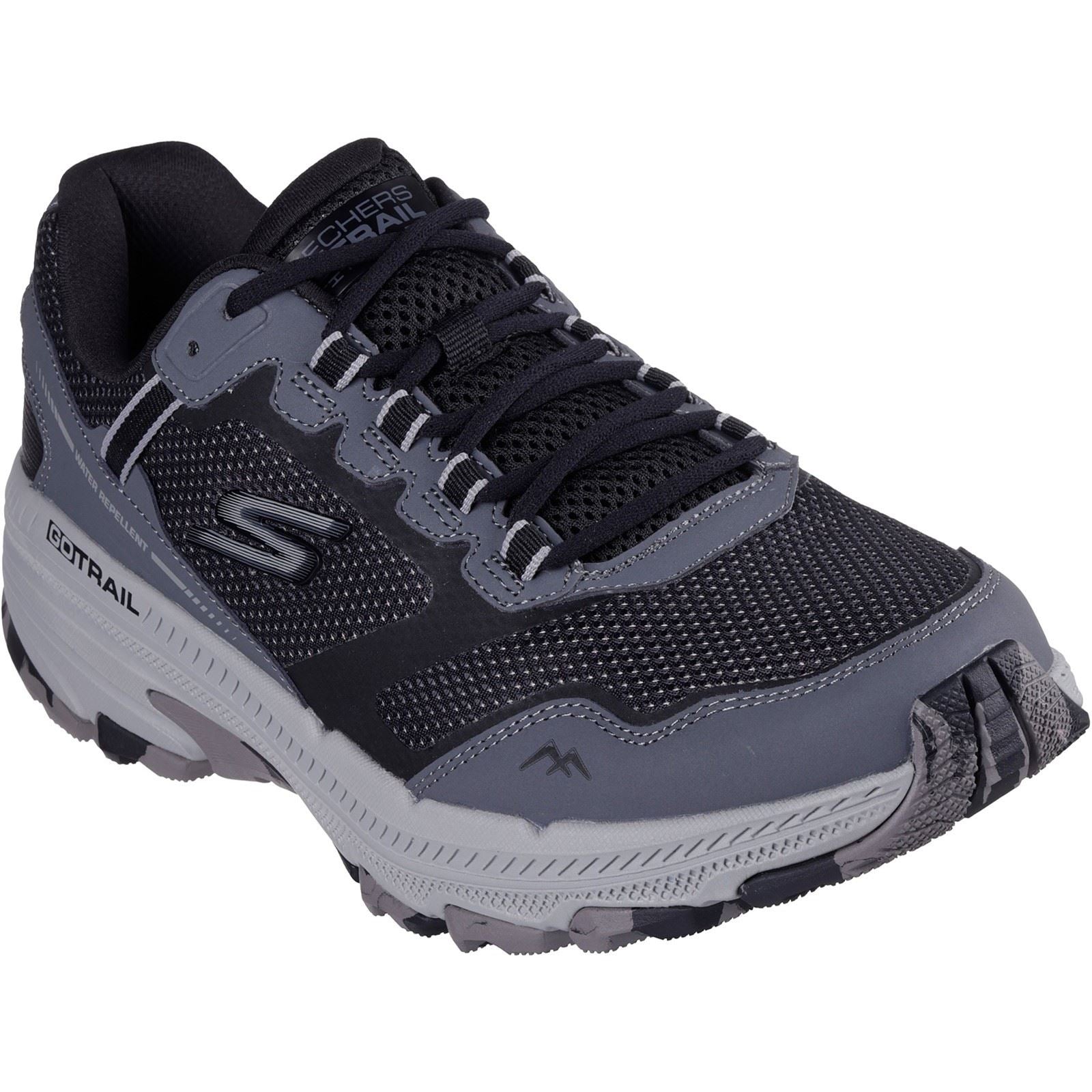 Skechers Performance GO RUN Trail Altitude 2.0 Marble Rock 3 Leather Men's Black/Grey Trainers
